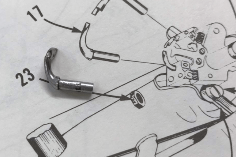 Reece buttonhole machine parts